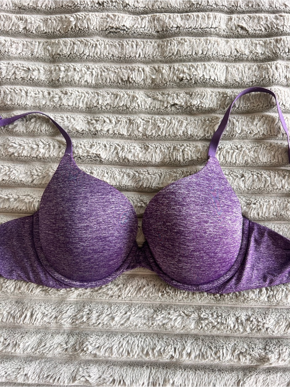 Victoria's Secret Padded Perfect Coverage Bra Purple Size 36C